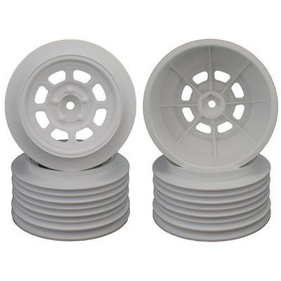 DER-DS4-RW Speedway SC Wheels for Traxxas Slash Rear / 21.5mm BKSP / WHITE / 4Pcs.