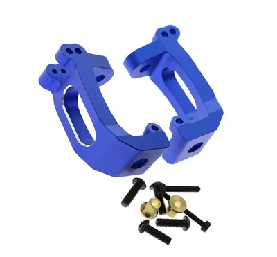 INTC32474BLUE Alloy Machined Caster Blocks 1/8 4WD