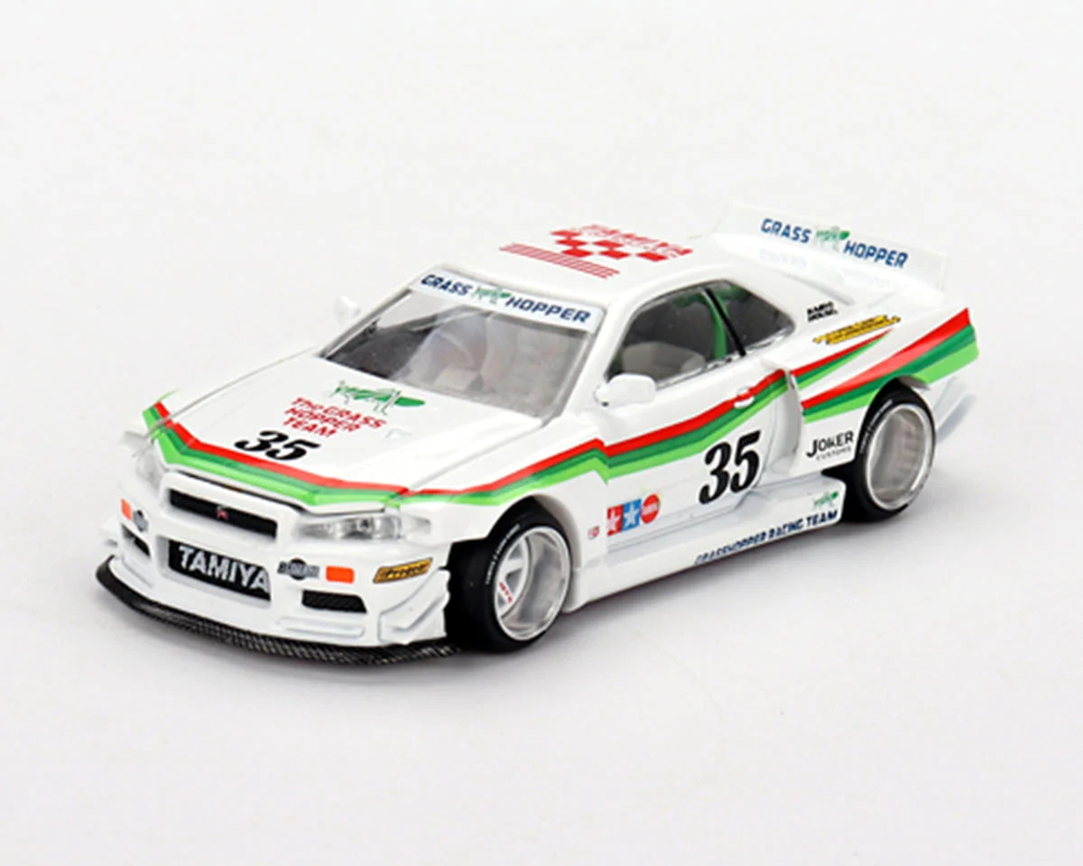 TAMKHMG167 Tamiya Mini GT Nissan Skyline GT-R (R34) X “The Grasshopper” Kaido House 1/64 Diecast Model (Limited Edition)