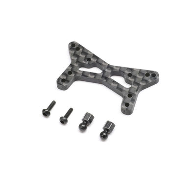 LOS-1981 Carbon Front Shock Tower: Micro-B Micro-T