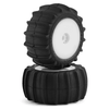 JCO4040-1221 Mini-T 2.0 Animal Pre-Mounted Rear Tires (White) (2) (Green)