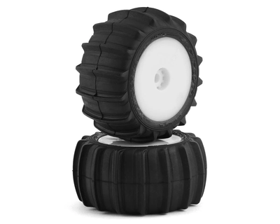 JCO4040-1221 Mini-T 2.0 Animal Pre-Mounted Rear Tires (White) (2) (Green)