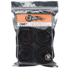 FBR1WHECHR092 Firebrand RC Char D9 Pre-Mounted Slick Drift Tires (4) (Black) w/FireSickle Tires, 12mm Hex & 9mm Offset