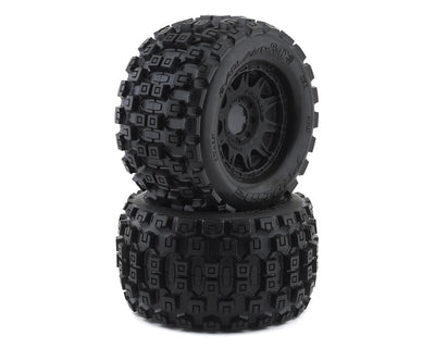 PRO1012710 Badlands MX38 3.8" Tire w/Raid 8x32 Wheels (Black) (2) (M2) w/Removable Hex