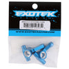 EXO2019 DR10 Aluminum HD Steering Hubs (Blue)