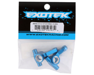 EXO2019 DR10 Aluminum HD Steering Hubs (Blue)