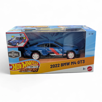 HWHYT45 Hot Wheels Pull-Back 2022 BMW M4 GT3