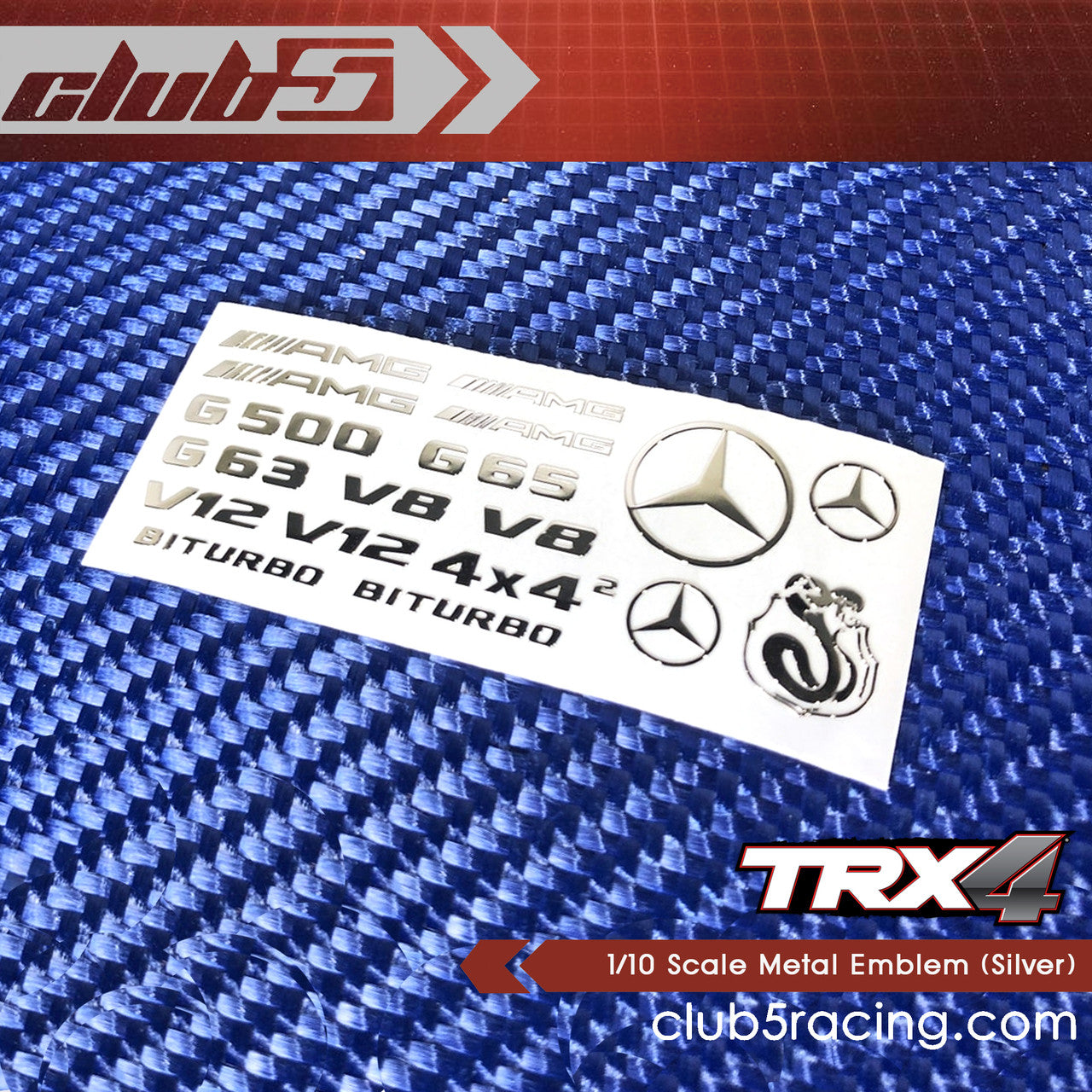 ZY-00011 Metal Emblem TRX-4 G500