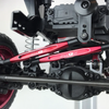CKD0371 KAOS Panhard Bar & Sterring Tide Rod (57mm, CNC Aluminum, RED) DL-Series 3pcs