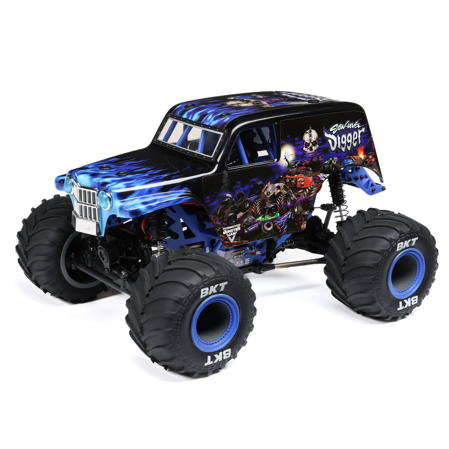 LOS01026 1/18 Mini LMT 4X4 Brushed Monster Truck RTR (Battery & Charger Included)