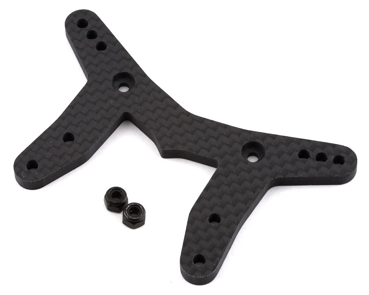 EXO2057 Exotek Losi 22S Drag 4mm Carbon Front Tower