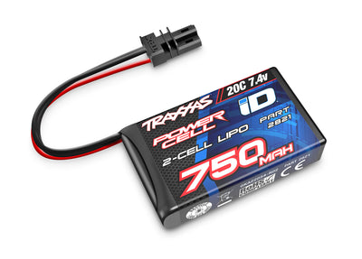 2821 750 mAh 7.4 Volt 2-Cell LiPo Battery