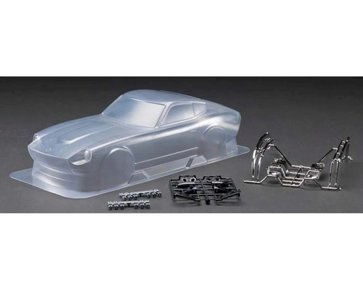 TAM51407 1/10 Datsun 240Z Rally Body Parts Set (Clear)