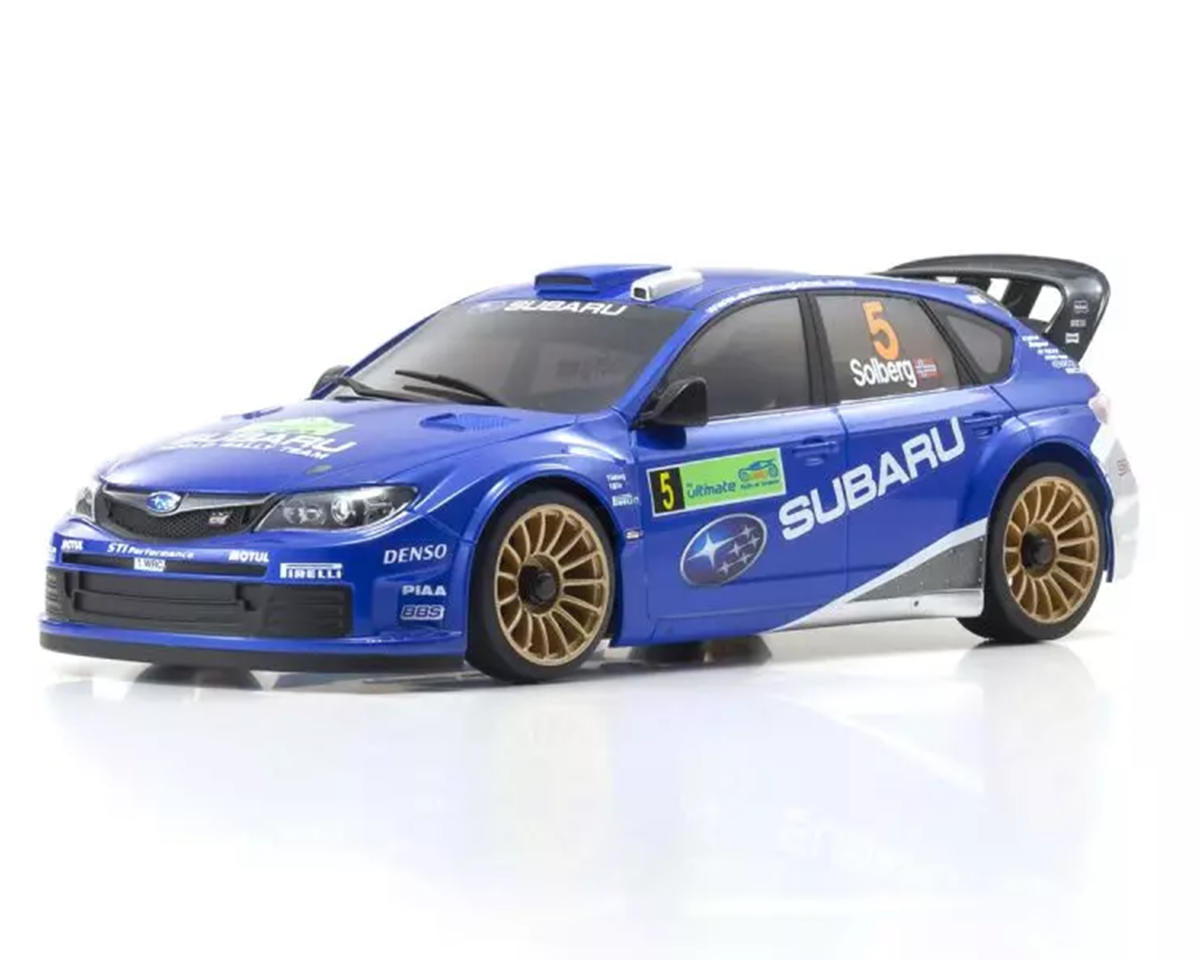 KYO32657WR Kyosho MA-020 AWD Mini-Z ReadySet w/2008 Subaru Impreza WRC Rally Body (White/Blue)