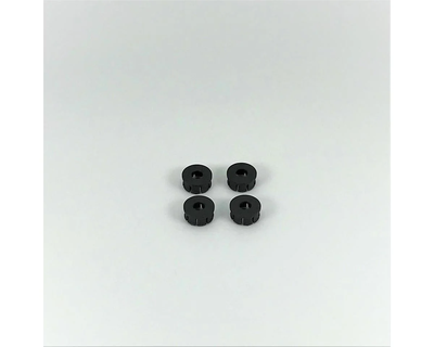 1RC5538 Wheel Covers, Black, 3D Printed, 1/18 EDM, LM (4)