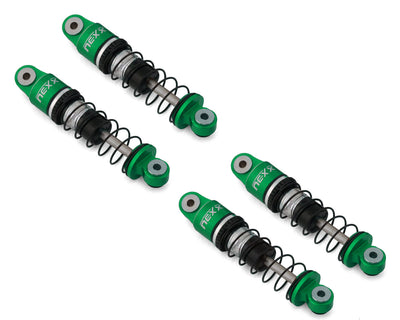 NX-405-G NEXX Racing SCX24 36mm Aluminum Oil-Filled Threaded Shocks (Green) (4)