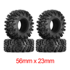 YQT-1021 INJORA 1.0" Swamp Claw M/T Tires (56mm/64mm) (T1021/T1019) (4)