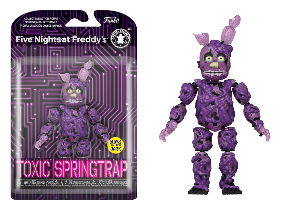 FU59686 Five Nights at Freddy's Action Figure Toxic Springtrap (Glow in the Dark)