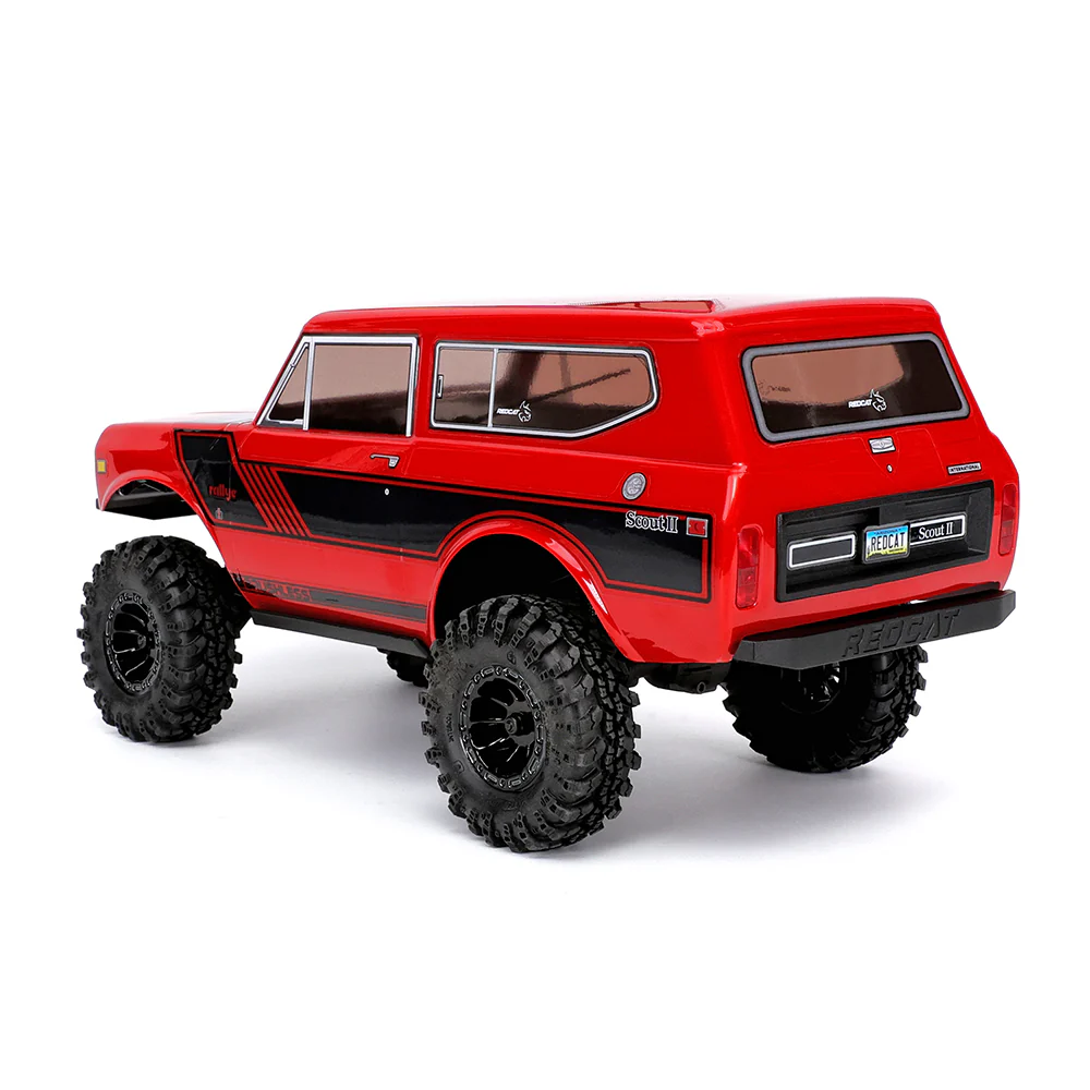 RER39153 Ascent-18 1/18 Scale 4WD Scout II Brushless Rock Crawler - Red