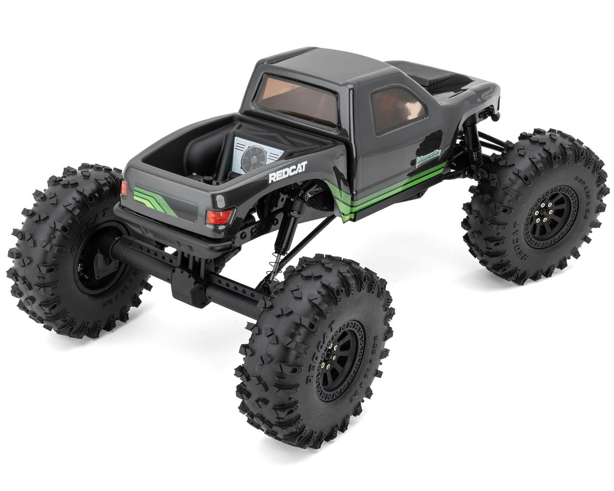 RER43503 Redcat Vertex-10W 1/10 RTR 4WD Electric Brushless Rock Crawler (Dark Grey) (+24mm Wide Axles)