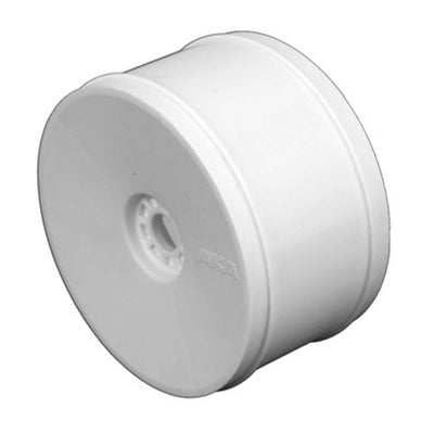 AKA24102W 1/8 EVO Wheels, White (4): Truggy