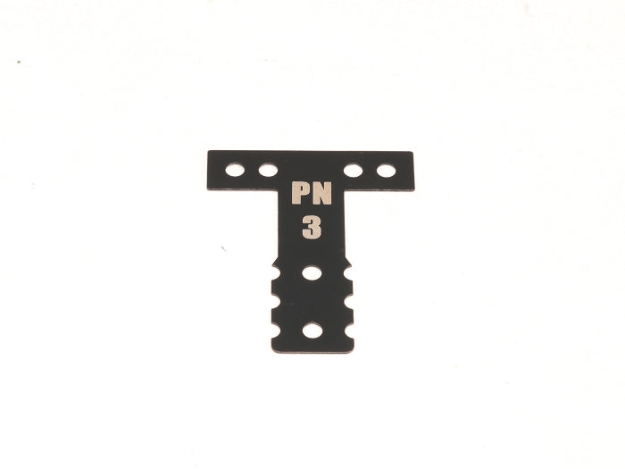 MR3073K PN Racing Mini-Z MR03/MR04 MM Spring Steel T-Plate #3 (Black)