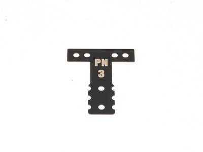 MR3073K PN Racing Mini-Z MR03/MR04 MM Spring Steel T-Plate #3 (Black)