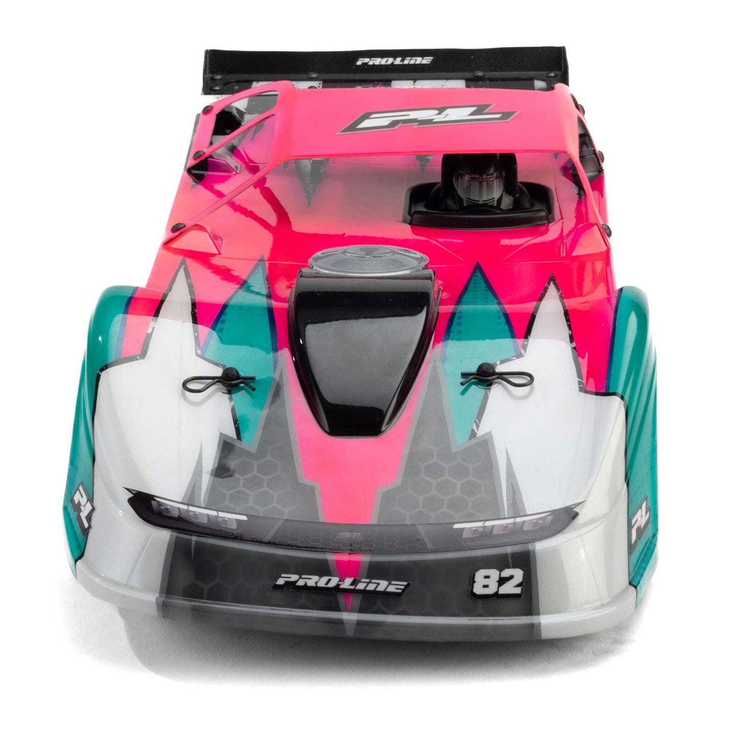 PRO373717 Pro-Line Racing 1/12 Pre-Cut Dirt Late Model Tombstone Hi-Performance Clear Body: Losi GROM ALM and NASCAR