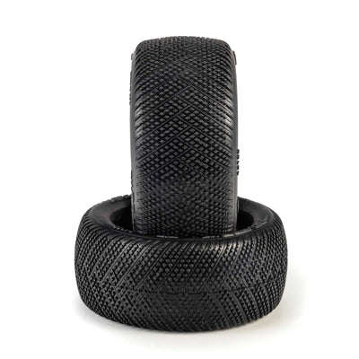 AKA14139XRW AKA PRODUCTS, INC. 1/8 Reverb Soft Long Wear Front/Rear 4.0" Off-Road Truck Tires MTD 17mm, White (2)