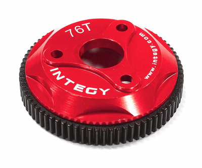 INTT8008RED 76T Metal Spur Gear Traxxas 2WD