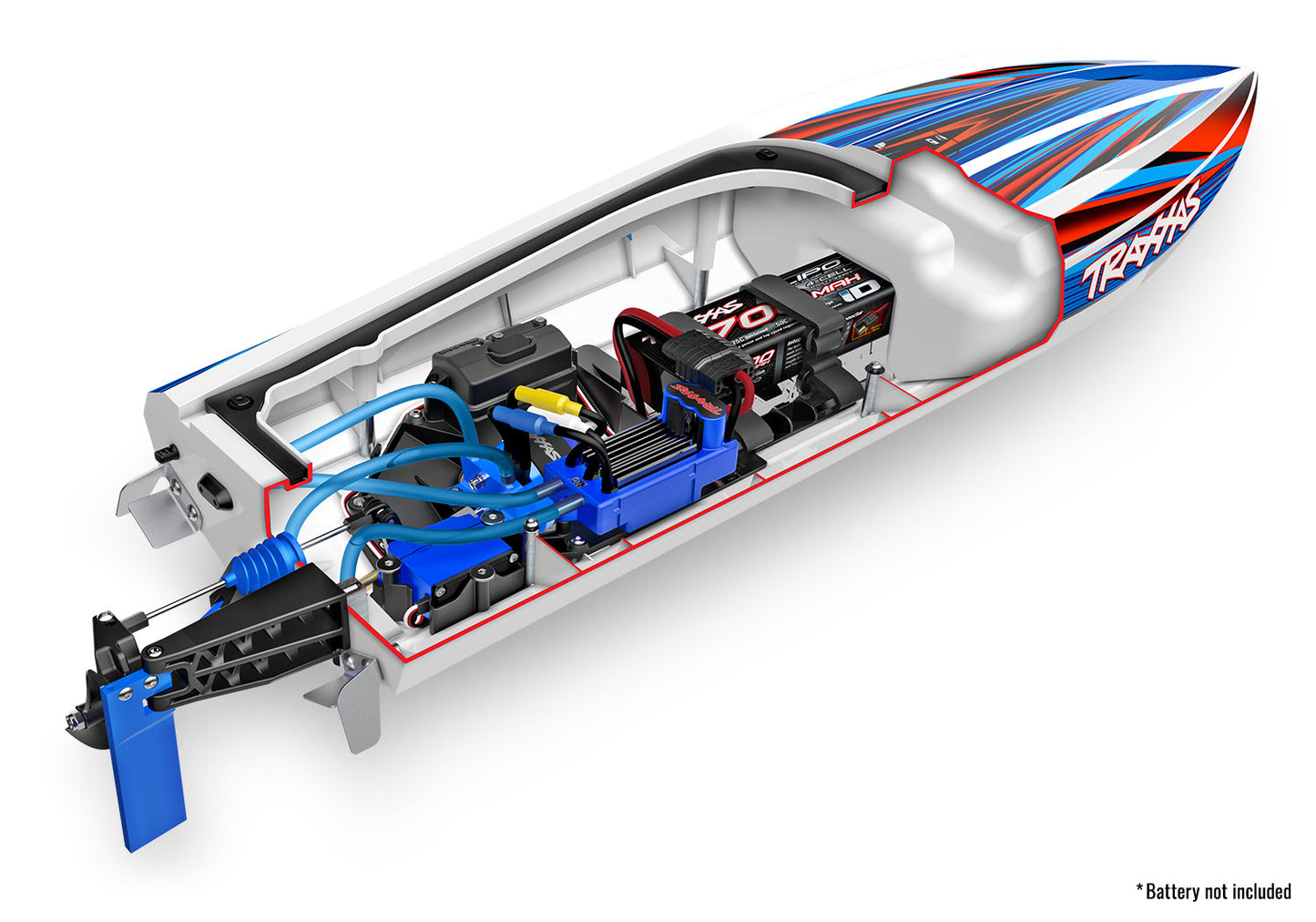 106064-4 Disruptor Extreme Brushless VXL-4S Speed Boat