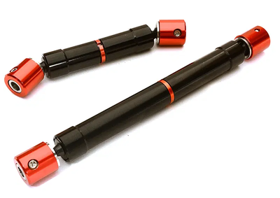 INTC27298REDBLACK Machined Center Drive Shafts 1/10 LCG Upgrade