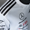 JX5798 Mercedes AMG Petronas Formula 1 2025 Men's Team Driver Jersey - White -