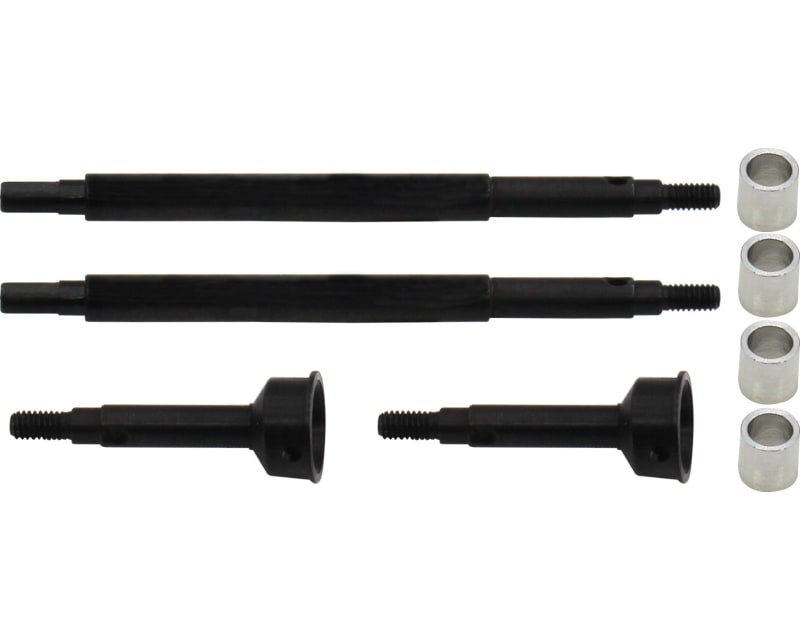 HRSTRXM39W05 - +5mm hardened Steel Drive Stub Axles TRX4-M