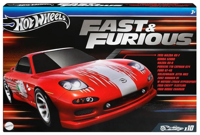 HWHVX27 Hot Wheels Fast & Furious 10-Pack