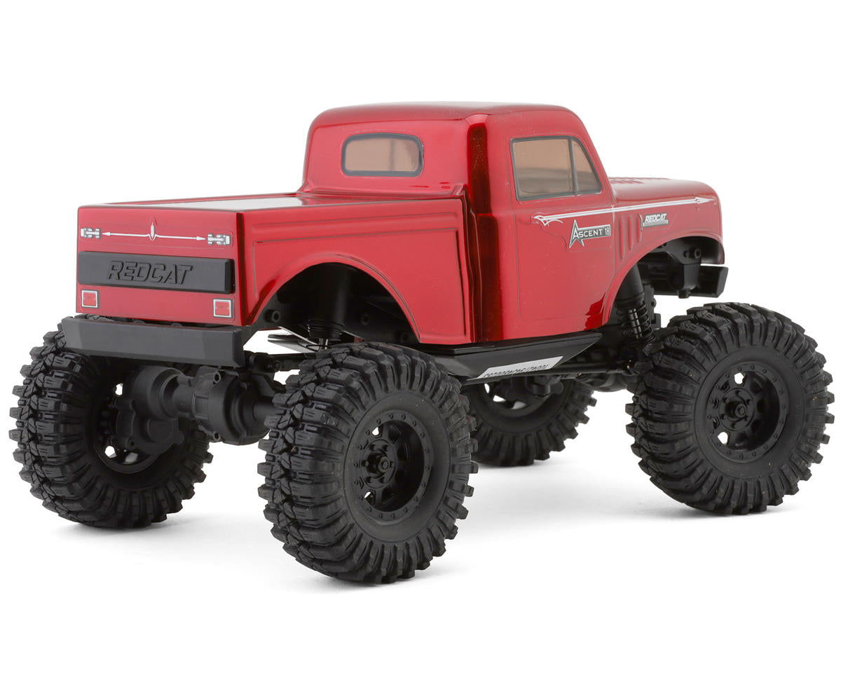 RER43482 Redcat Ascent-18 1/18 4WD RTR Brushed Rock Crawler (Red)