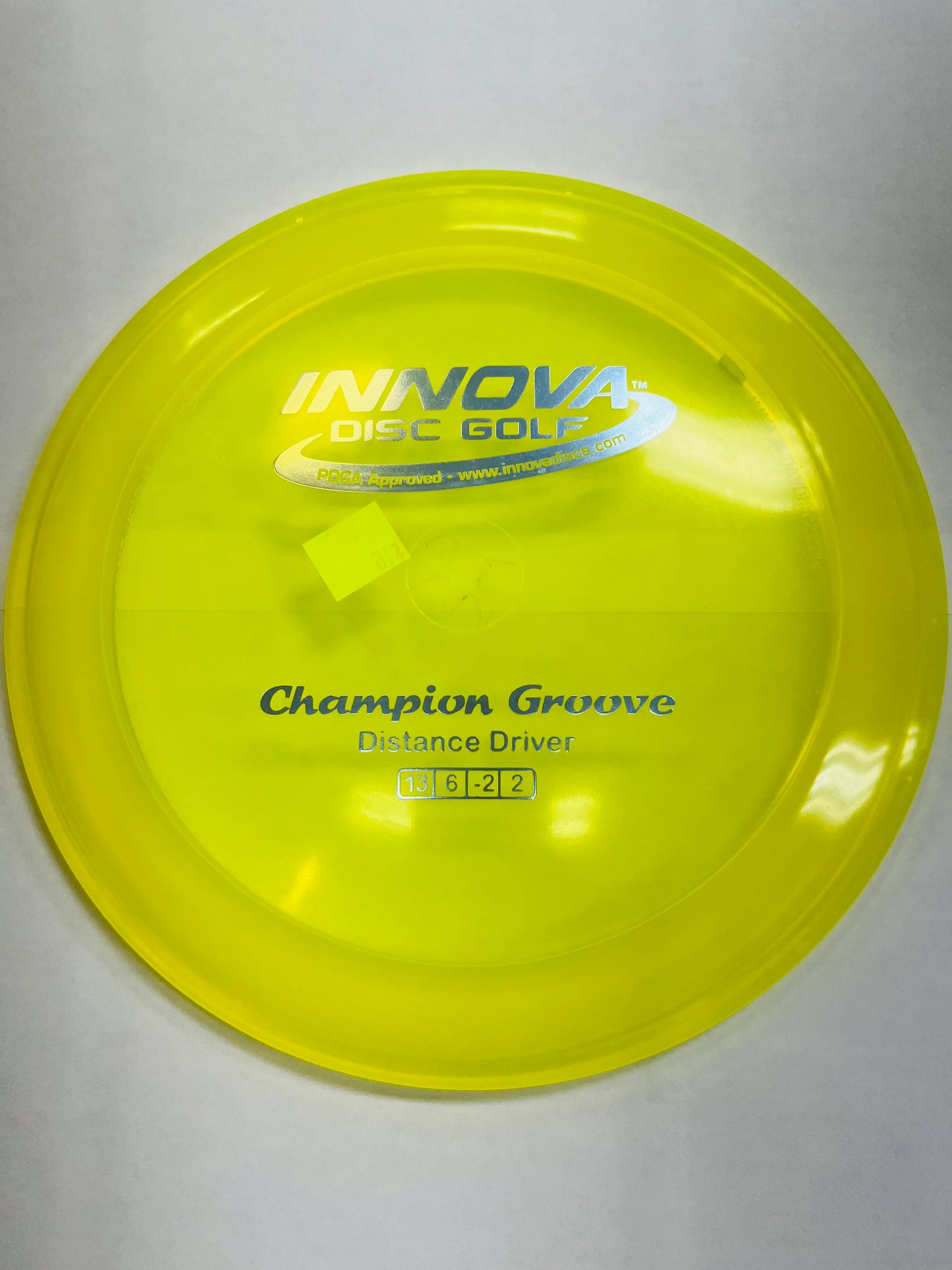 Innova Champion Groove Distance Driver Yellow Clear