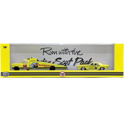 M2 Machines 36000-88 Auto-Haulers 1974 Dodge Ramp Truck & 1971 Dodge Challenger R/T - Dodge Fever