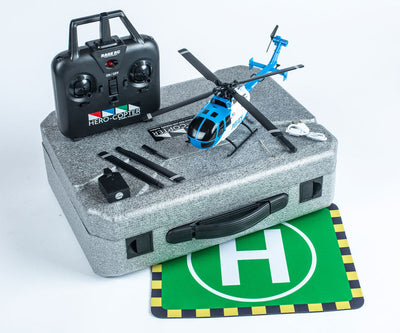 POLICE-RGR6051 Hero-Copter 4-Blade RTF Heli - Police