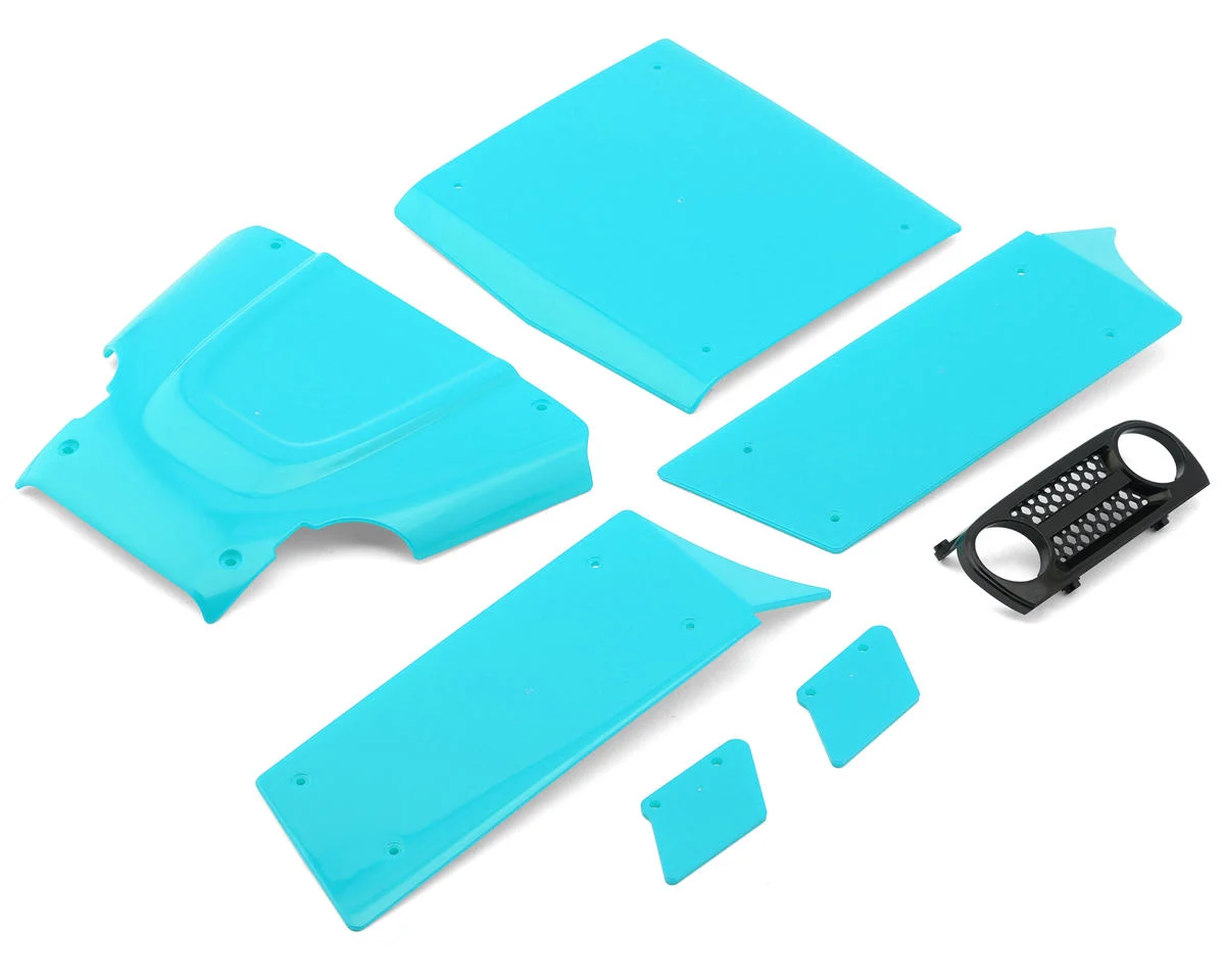 VPS10512 Vanquish Products H10 Optic Body Panel Set (Teal/Throttle Therapy) w/Decals