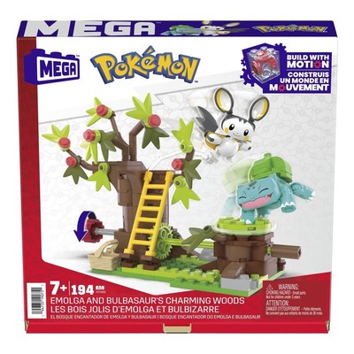HTH69 Mega Pokemon  Emolga an Bulbasaur's Charming Woods