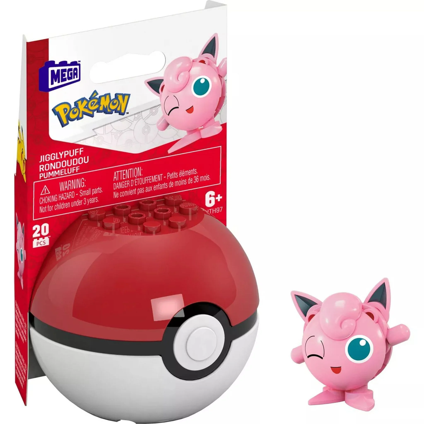 GFC85 Mega Construx Pokeball Jigglypuff