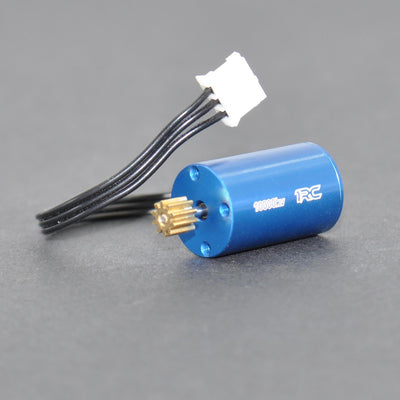 1RC7011 10000kv Brushless Motor & 10T Pinion, 1/18 Spr, EDM, LM