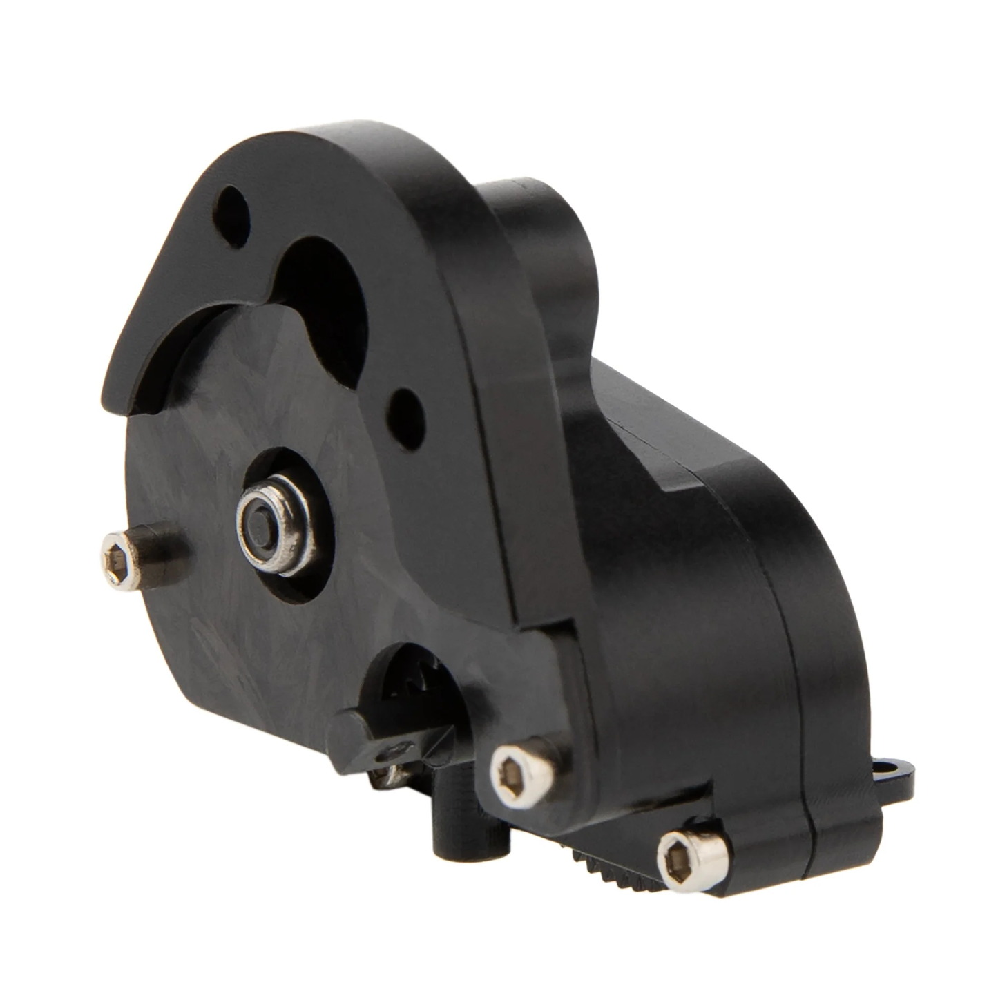 MEUS Racing SCX24 Brushless Transmission Black Aluminum Complete Gearbox for 1/24 SCX24