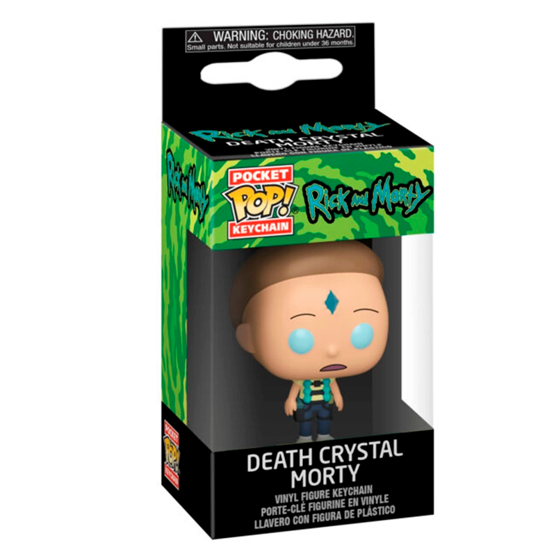 FU45421 Rick and Morty Death Crystal Morty Keychain