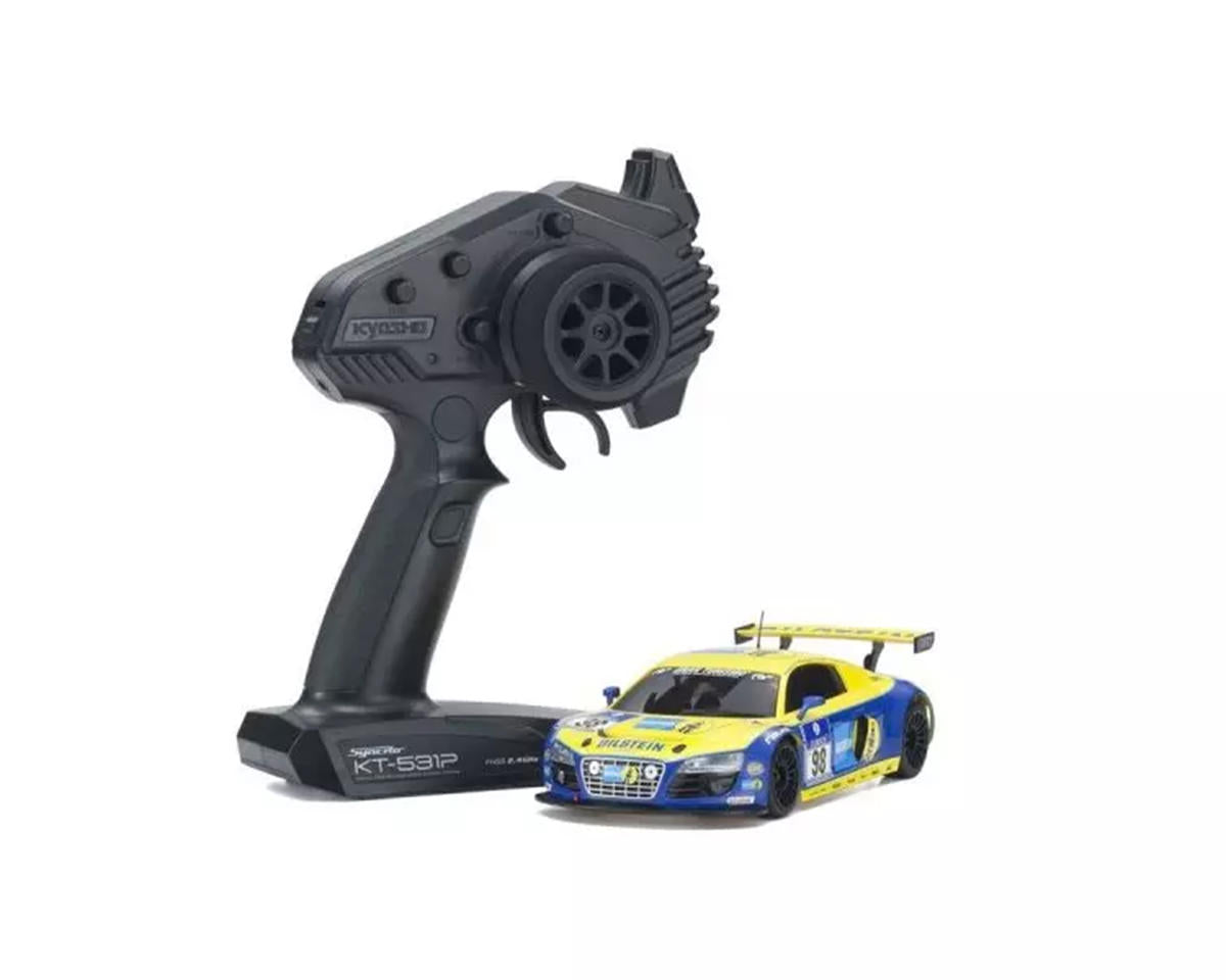 KYO32371BT Kyosho MR-04 RWD Mini-Z Readyset w/Audi R8 LMS Phoenix Racing NBR 2010 #98 Body