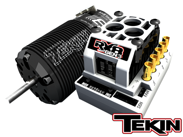 TT2335 RX8 GEN3/Redline T8 GEN3 1/8 Truggy Brushless ESC/Motor Combo (2250kV)