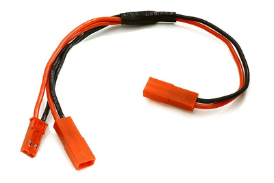 INTC28712 Y-Type 1-to-2 JST 2 Pin Plug Wire Harness