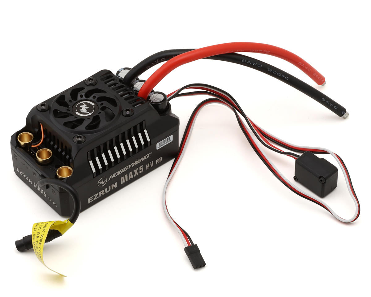HWA30104200 EZRun MAX5 HV G2 1/5 Scale Waterproof Brushless ESC (250A, 6-12S)