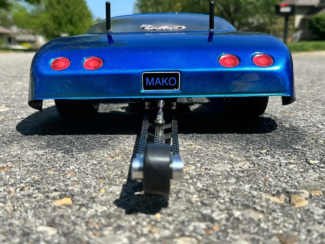 Shark Bodies - Mako w/ Wing - Drag Body - Clear